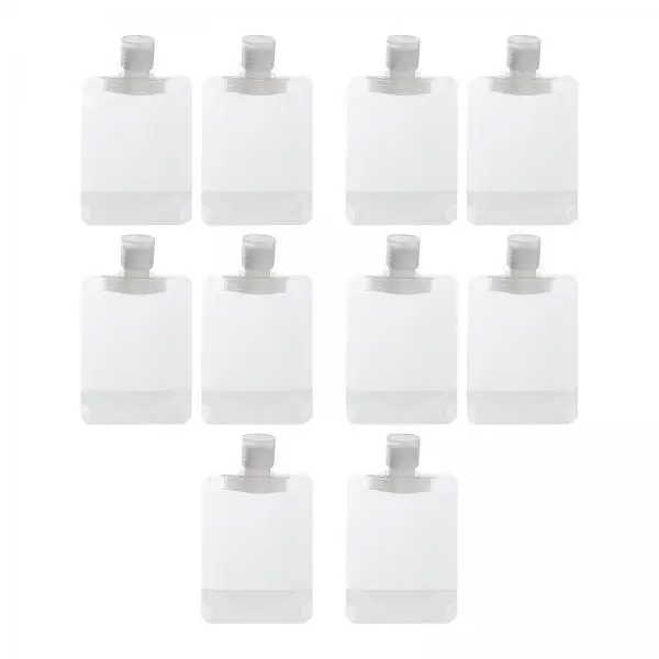 Portable Liquid Packaging Bag Empty Squeeze Pouch Plastic Leakproof Refillable Cosmetic Container Travel Kit for Bath Products