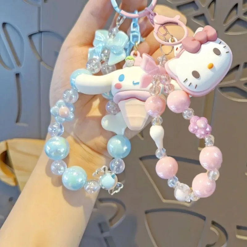 Cute Hello Kitty Keychain Pendant Itabag Backpack Bags Accessories Cinnamoroll Charms Phone Chain Kuromi Hello Kitty Cute Gifts