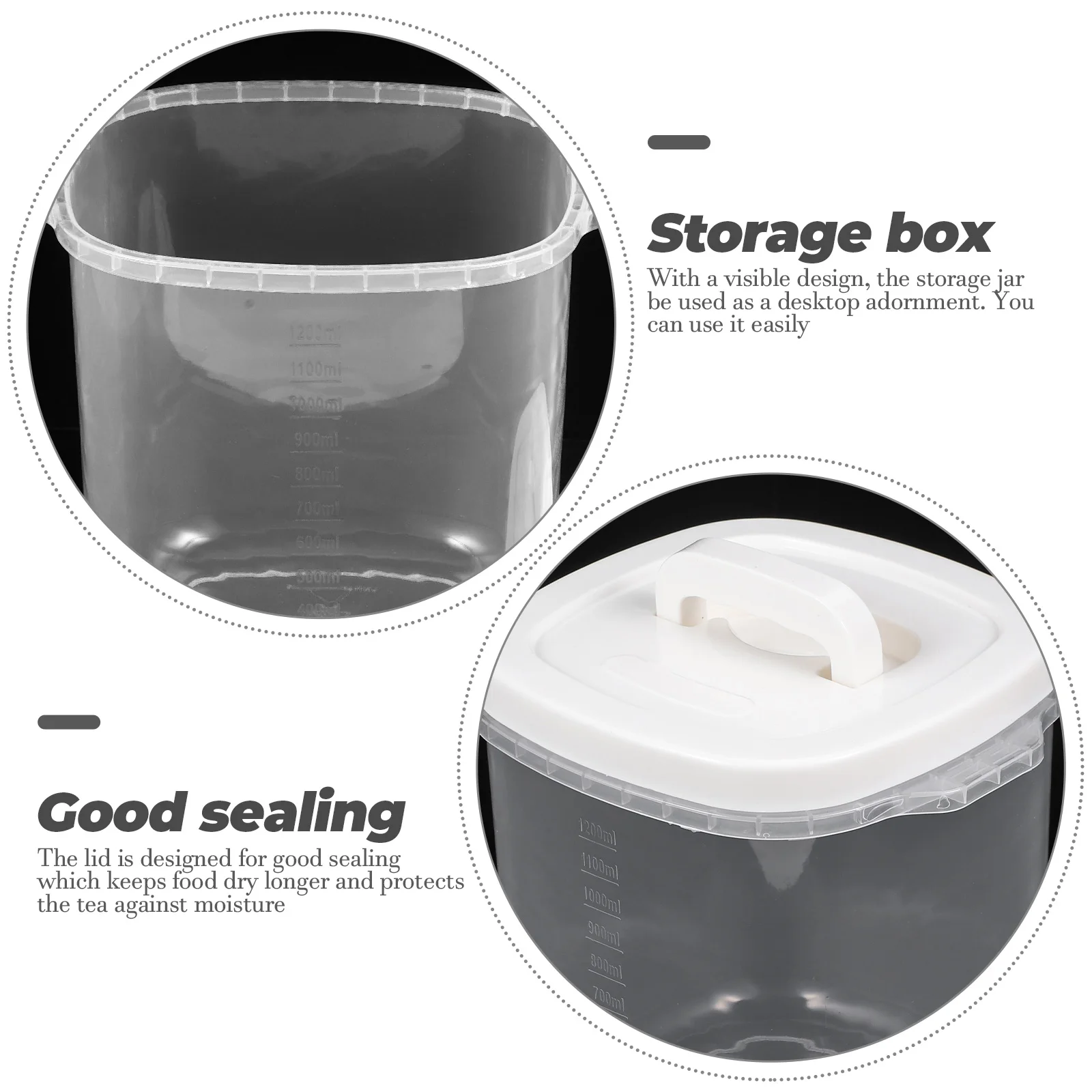 مختومة خزان الأرز صندوق تخزين متعدد الشبكات للأغذية الجافة الحبوب الحبوب الدقيق القهوة الشاي المطبخ مخزن منظمة الحاويات