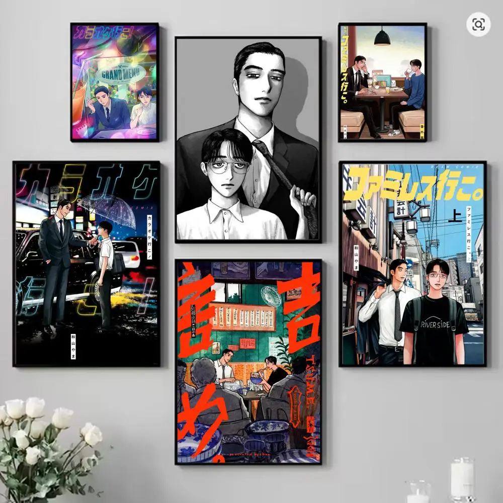 L-Lets Go Karaoke New Anime Poster HD Art Mural Wallart Poster Waterproof Vintage Print Decor for Home Decoration DIY Durable