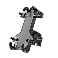Bike Phone Holder 360 Degree Mount Adjustable Handlebar Fit Aluminum Alloy Frame Easy Installation Tool Rubber Column Support