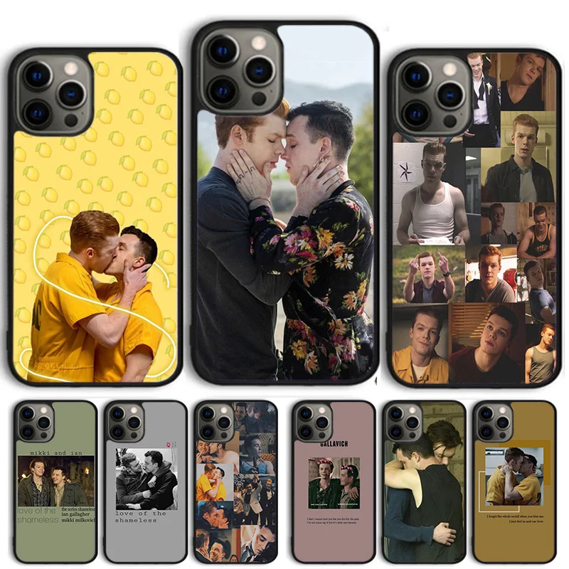 Gallavich Pride Love Ian Shameless Phone Case Cover For iPhone 15 16 11 13 14 Pro Max 12 mini Plus XS Max XR Fundas