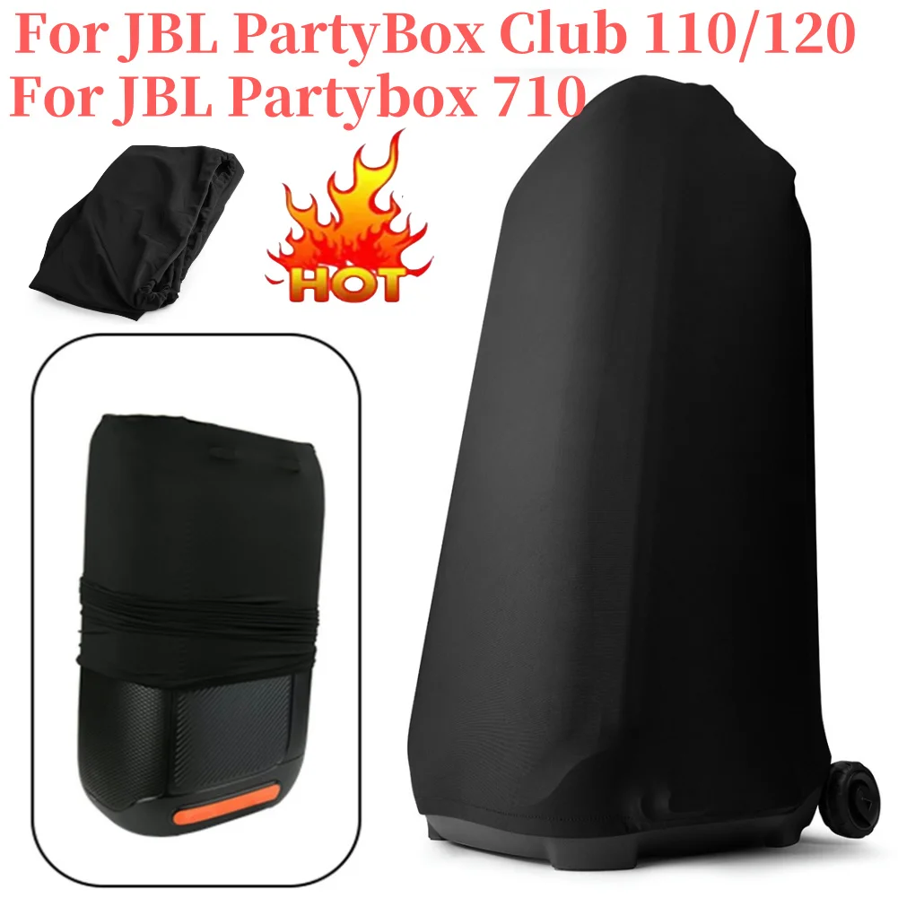 Funda protectora elástica para altavoz, funda protectora contra el polvo para altavoz portátil JBL Partybox 710/Club 110/120