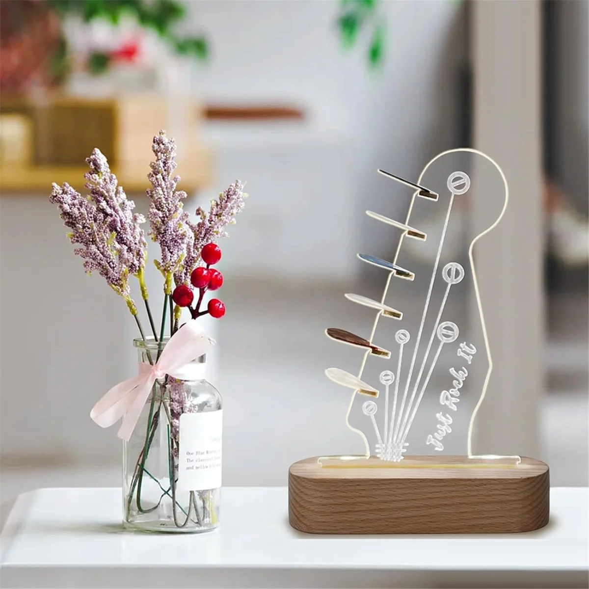 A51Q-Gitar Pick Display، رف تخزين اختيار مضيء، لقاعدة كمان القيثارة الكهربائية الصوتية البيضاوية