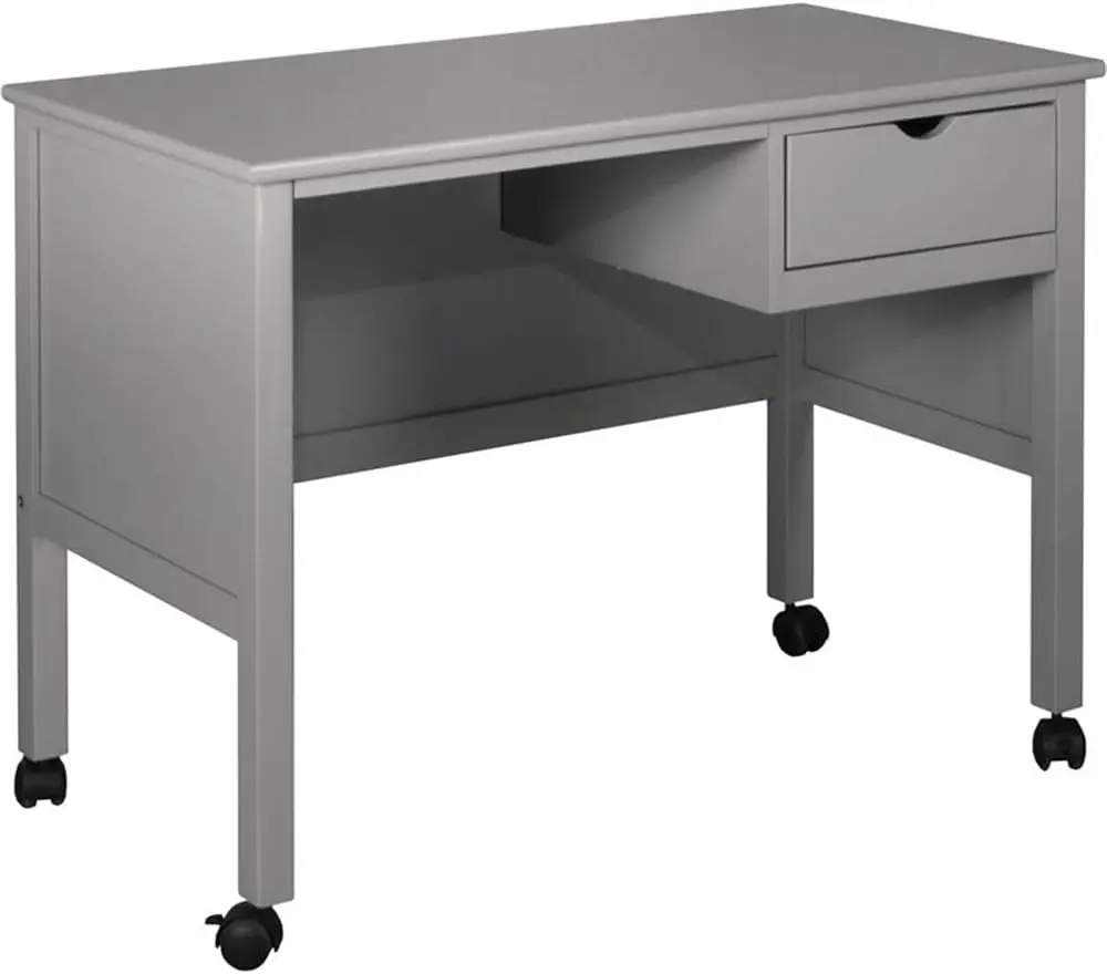 

Schoolhouse 4.0 Wood 1 Drawer Desk, Gray