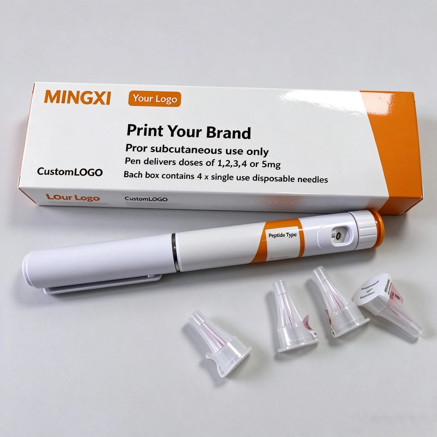 Custom Printed Medical Pen Kit Box,Folding Carton Packaging for Injection Pen and Pharmaceutical Products