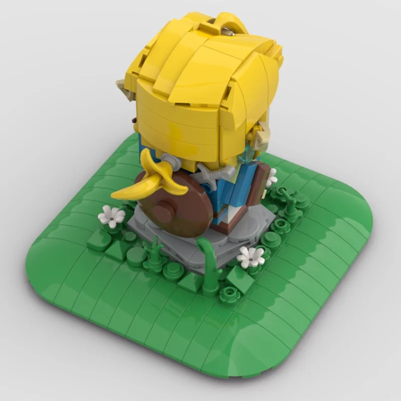 260 pçs moc brickheadz link lágrimas o reino modelo de construção presentes de natal blocos brinquedo arquitetura montar diy tijolo aniversário