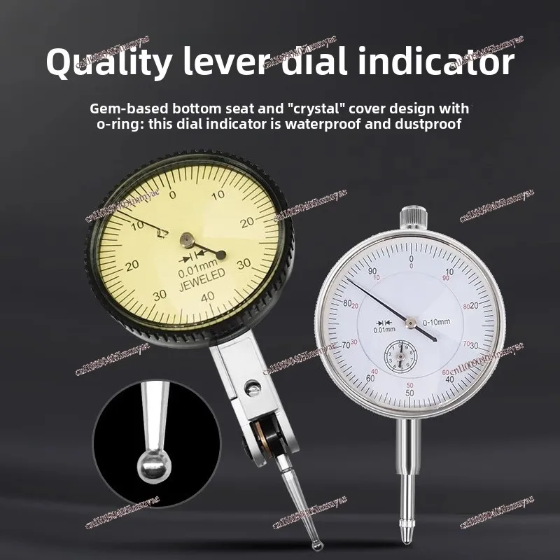 Lever Dial Meter Set of Dial Meter Small Calibrated Head High Precision 10 Magnetic Table Bracket Base
