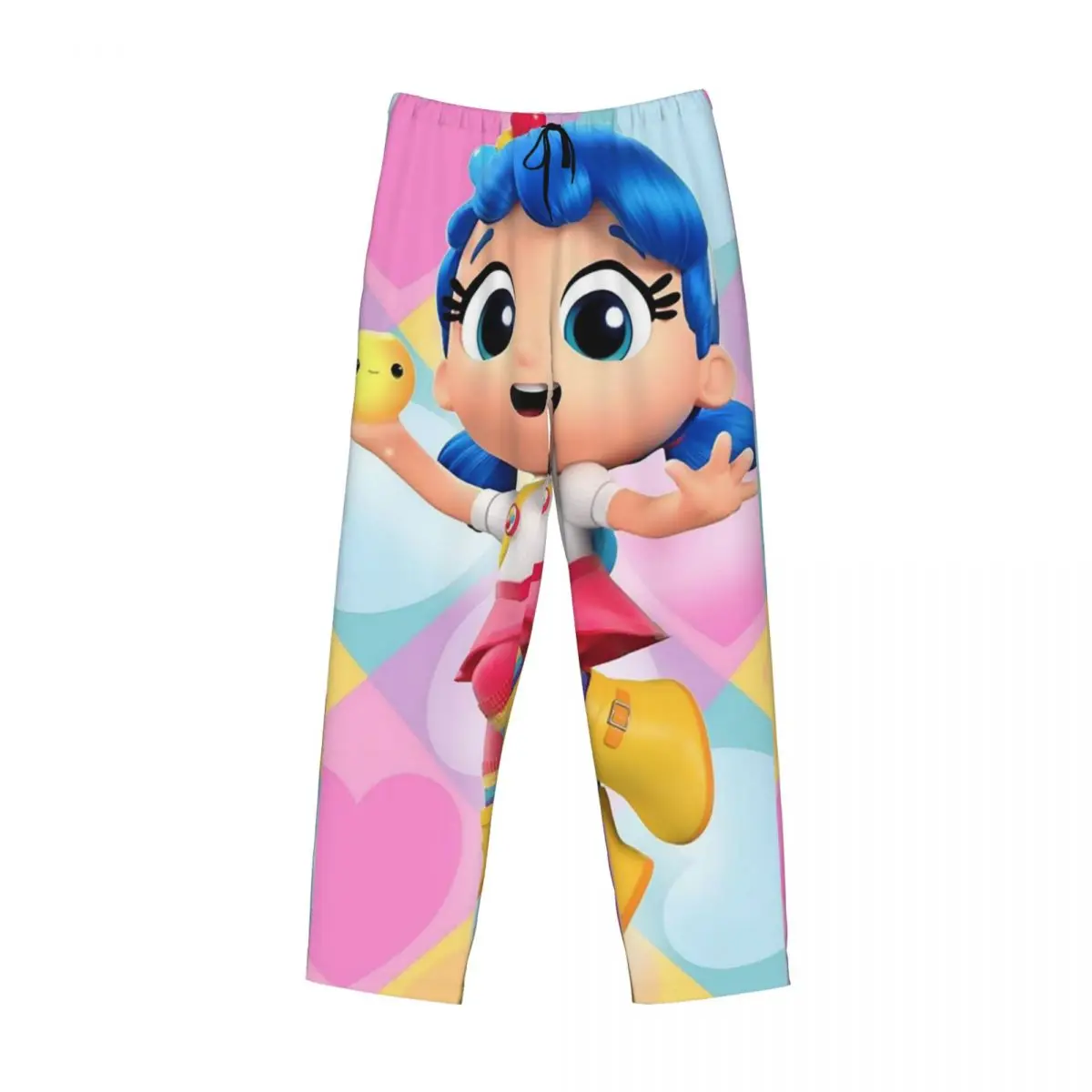 Custom True And The Rainbow Kingdom Pajama Pants Men Sleepwear Sleep Lounge Bottoms with Pockets