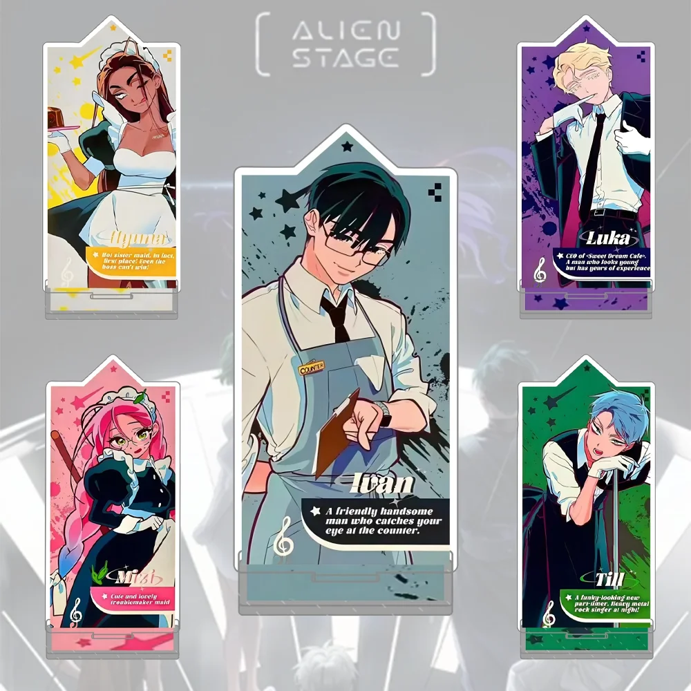 ALIEN STAGE IVAN & TILL Gift Toy Figures Acrylic Stand Anime Model Action Figure Ornament Accessories Models Desktop Ornaments