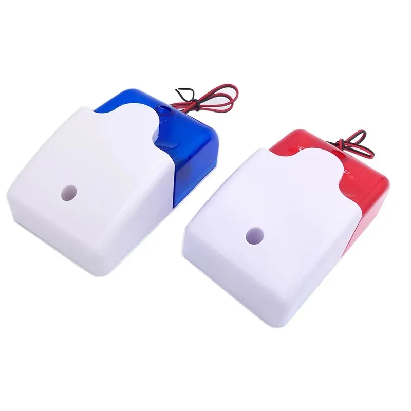 

HH-103 Indicator Light Strobe Siren mini Sound Alarm Lamp Flashing Red Blue Wired 12V 24V 220V 110DB