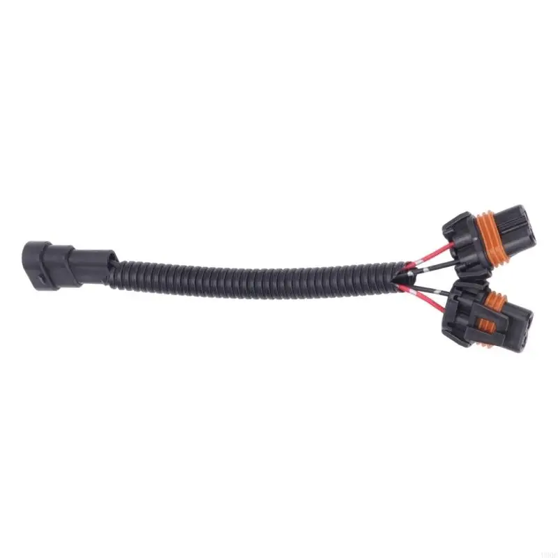 Automotive 9005 9006 HB3 HB4 Socket Male To Two Female Adapter Conversion Wiring Harness Connector Plug New