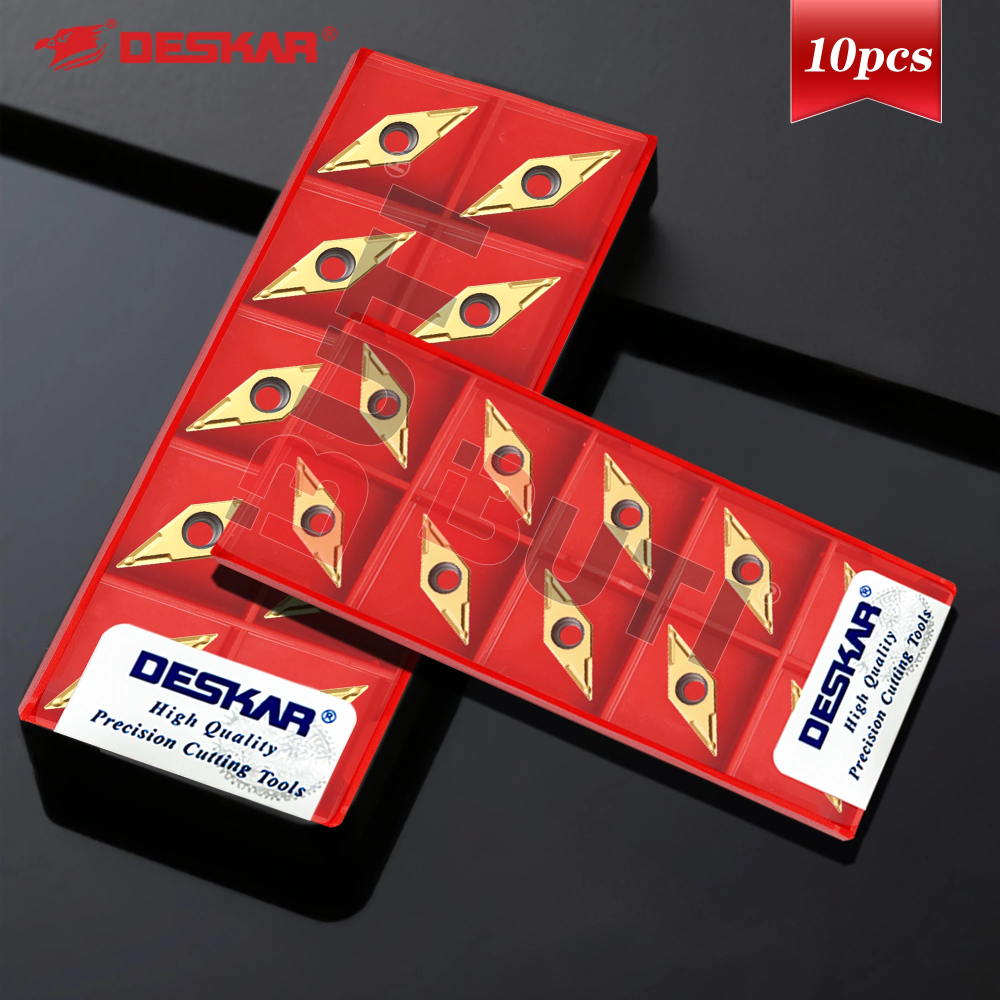 

VCMT160404-36 ° 37 ° 38 ° 40 ° LF6028 DESKAR 100% Original Lathe Turning Tools Pulley Blades High-Quality Machining Steel Insert