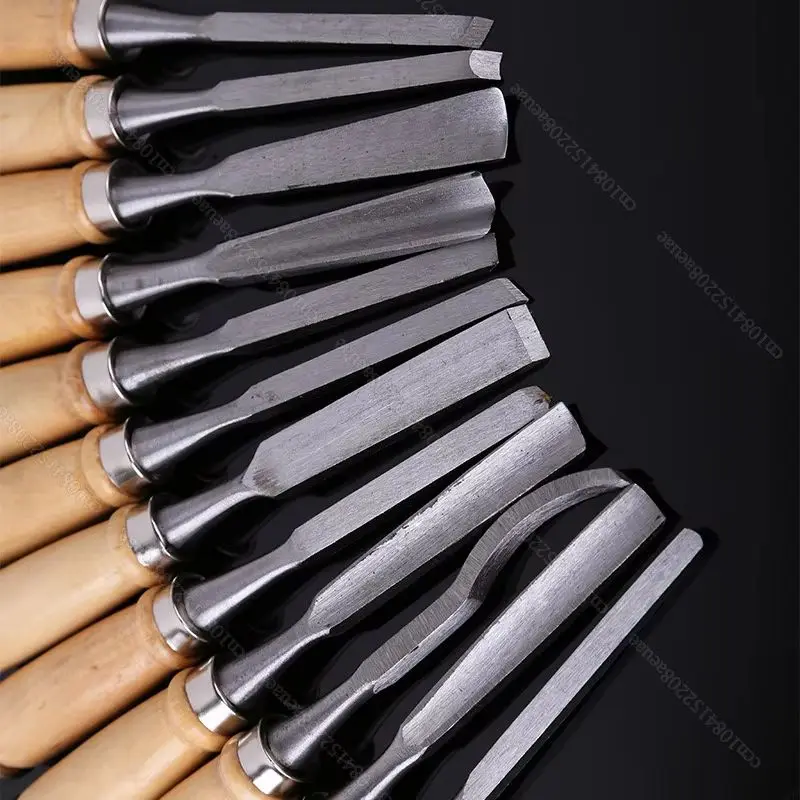 

12 шт., набор инструментов для резьбы по дереву, ручное долото, деревообрабатывающие профессиональные строжки, столярные инструменты, набор ножей для резьбы