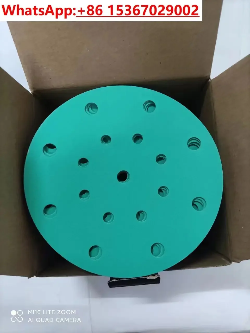 Sanding paper 5 inches 6 holes 6 holes 17 holes sanding sandpaper self-adhesive round backing sandpaper