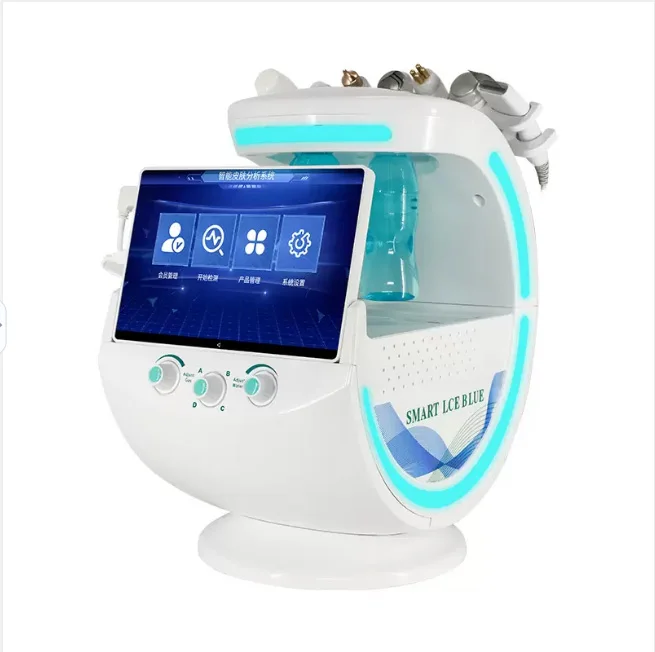 New 7 In 1 Skin Spa Hydro Dermabrasion Korea Aqua Peeling hydra Oxygen skin care Machine with BIO Photon