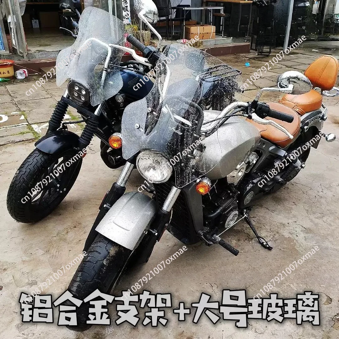 For CM500 Windshield Set, High-Strength Aluminum Alloy Bracket, Navigation Bar, Phone Expansion Bracket