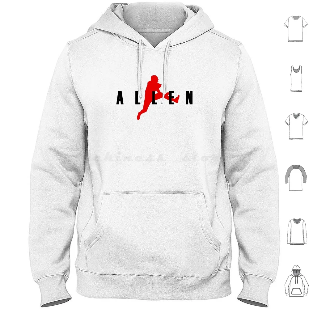 Air Allen ( Red Black ) Hoodies Long Sleeve Josh Allen Potato Josh Allen Bills Football Mafia Sports Mafia Allen New