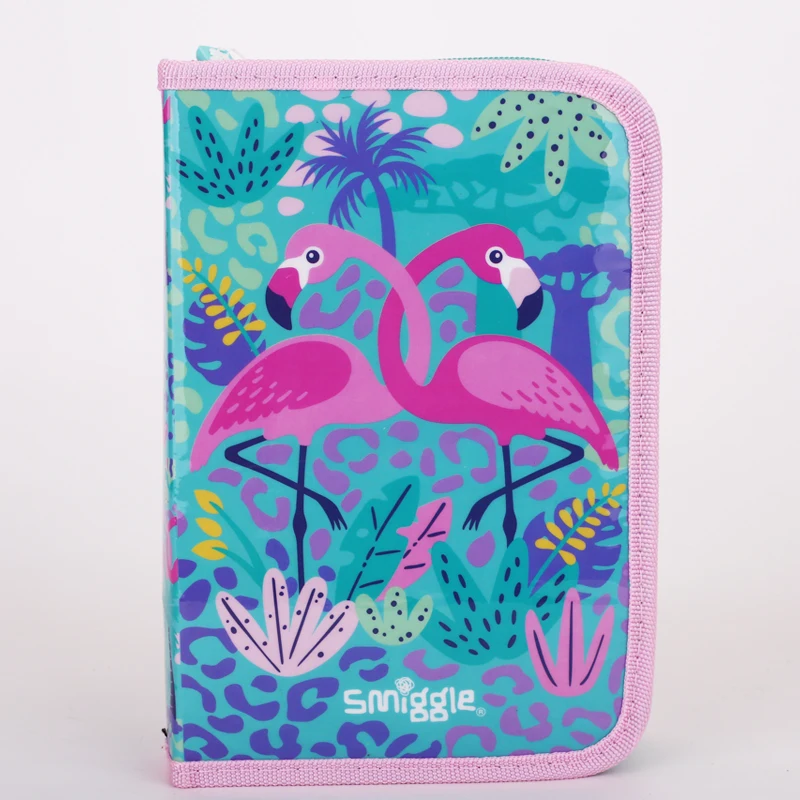 Australijski tornister Smiggle Flamingo Series Studenci Ultralekki plecak Piórnik Zestaw papeterii Kubek na wodę Prezent