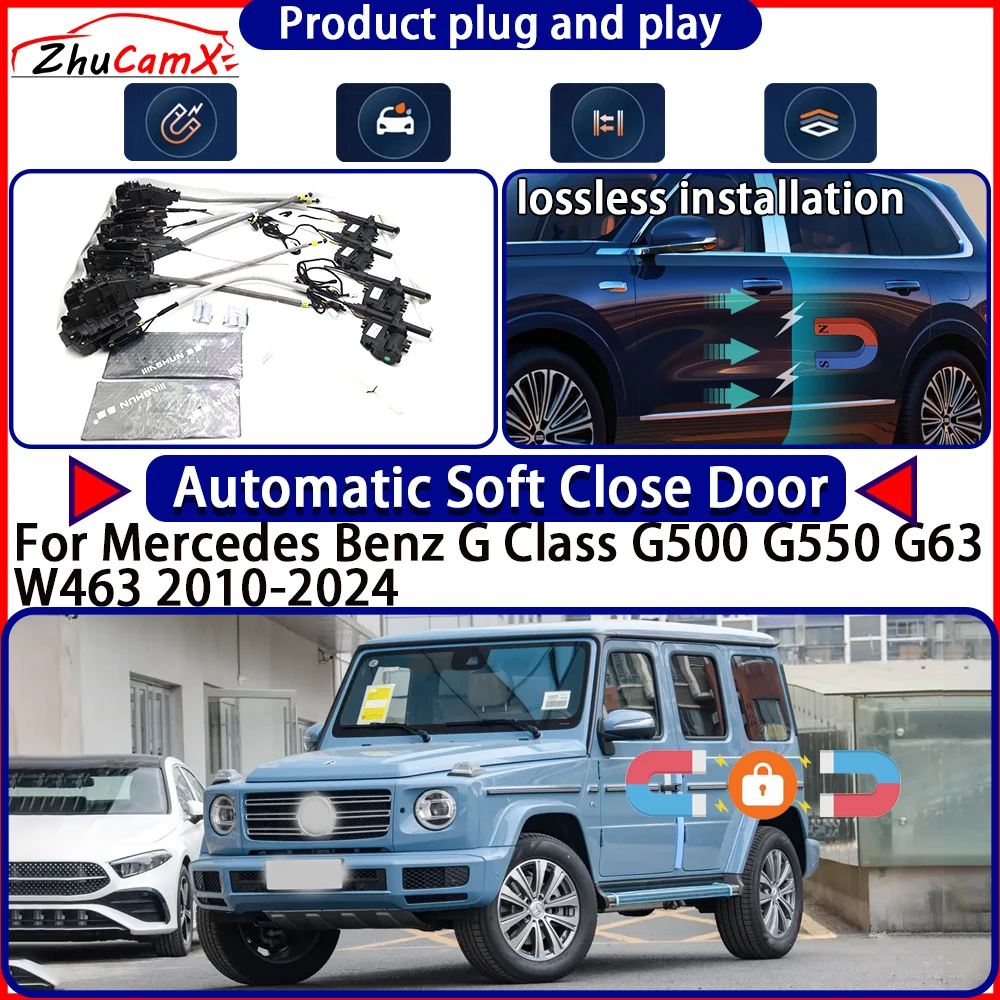 Door Lock Actuator for Mercedes Benz G Class G500 G550 G63 W463 2010-2024 Soft Close Door Kit Power Latch System Auto Pull Door
