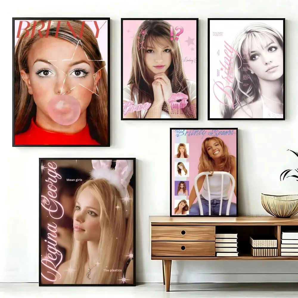 music Britney Spears Poster  Poster HD Printing Fresh and Nordic Home Decor Wall Art for the Living Rooms Hallways Gift Giving