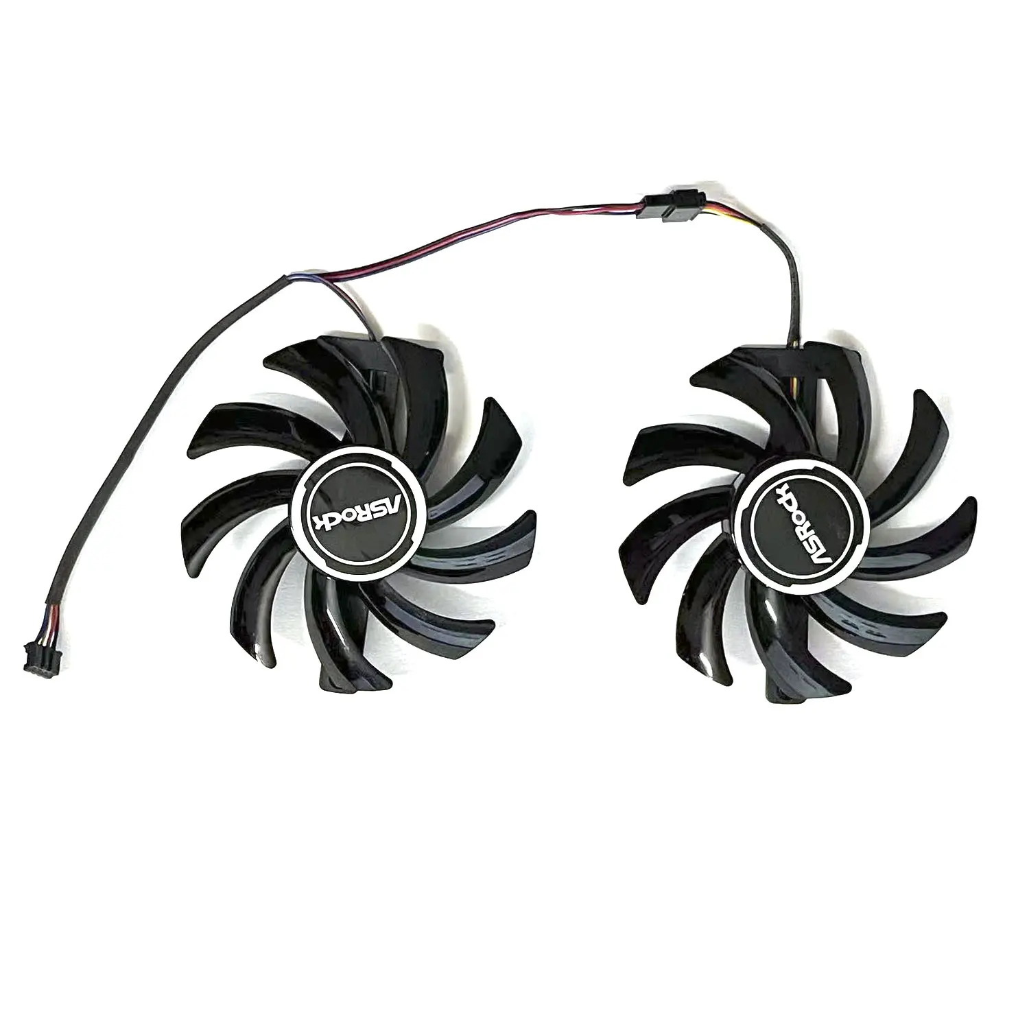 New RX5600 XT GPU Fan 4PIN PVA080E12R DC 12V 0.5A For ASRock RX 570 590 5500XT 5600XT Graphics Cooling Fan