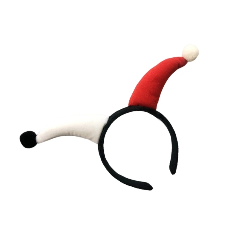 652f誇張されたピエロヘッドバンドの楽しいホーンヘアフープハロウィーンドレッシングアップイベント