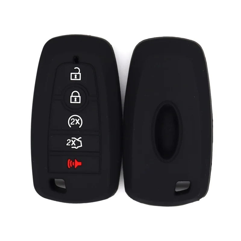

Suitable for Ford Explorer Fierce Sport Raptor F150 modified silicone key protective shell buckle bag cover