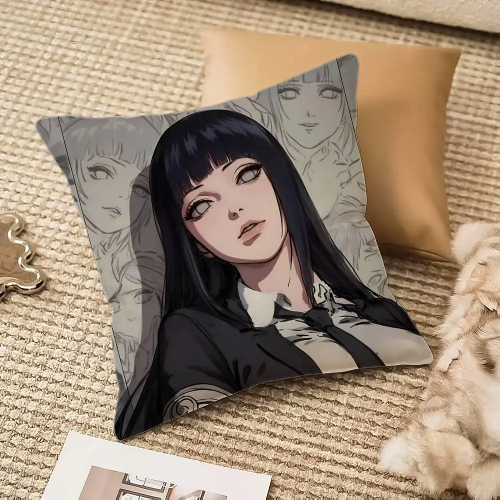 Cool H-Hyuga H-Hinata Pillow Case Anti-dustmite Invisible zipper Sofa Bed