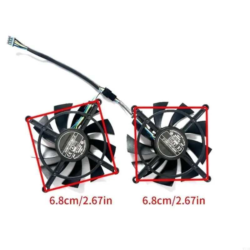 82MM CPU Card Cooling Fan for RTX3070 3060ti Twin Fan/Single Fan Optional