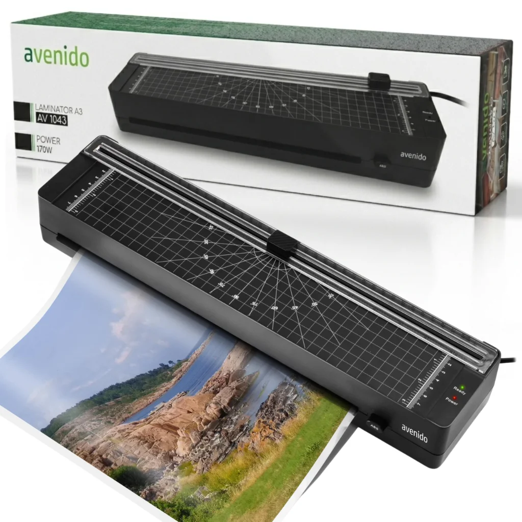 A3 Avenido AV1043B Adler Laminator met Trimmer, Hete Laminatie, 80-125 µm