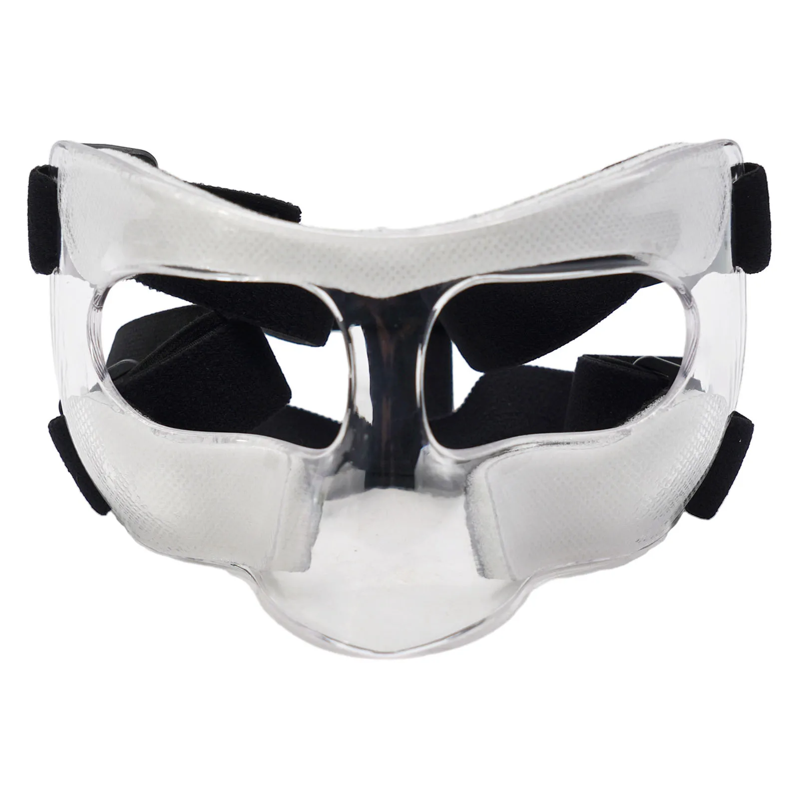 Basketball Nose Guard Protective Adjustable Anti-Collision Clear With Pad  Removable Shoulder Strap Adjustable With Sponge Pad