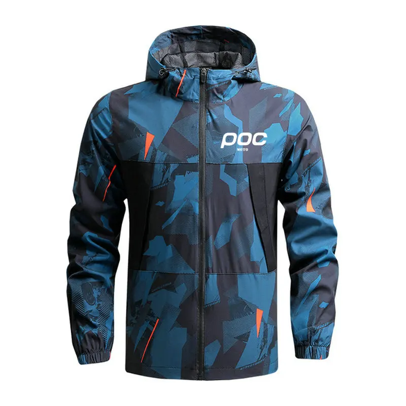 MOTO POC-Windproof e Jaqueta de Ciclismo Impermeável para Homens, MTB Montanha Vento Jaquetas, Bicicleta Windbreaker, Coupe Ventilação, Cyclisme