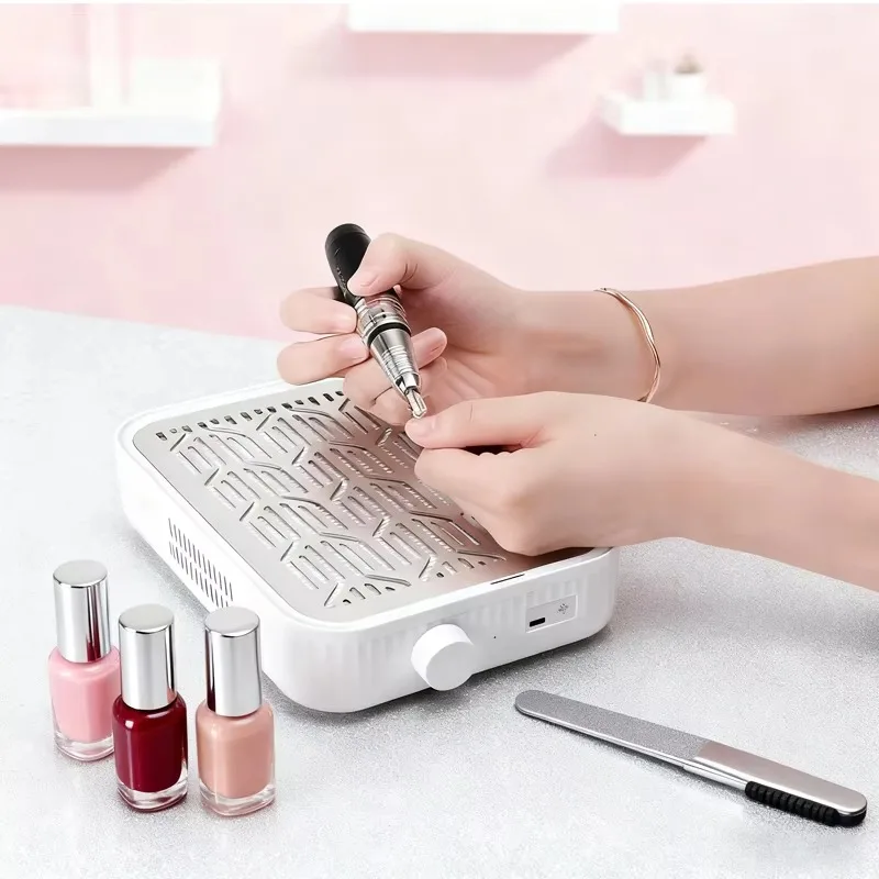 JW8 New Nail Vacuum Cleaner Low Noise Large Suction No Dust Electric Nail Dust Collector Vacuum Cleaner Nails
