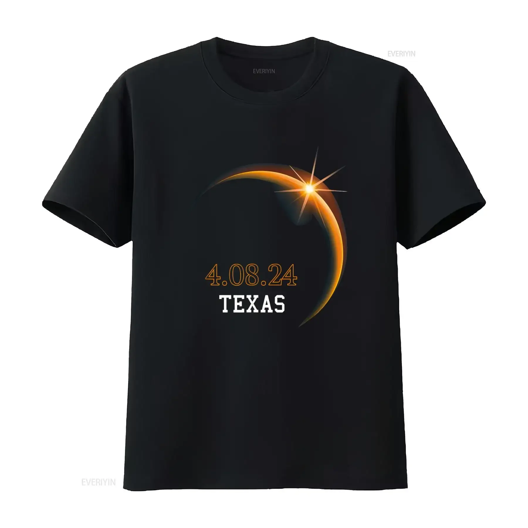 Total Solar Eclipse 2024 TEXAS Totality Spring 4 08 24 T Shirt vintage Washed graphic Comfortable streetwear Stretched fashion