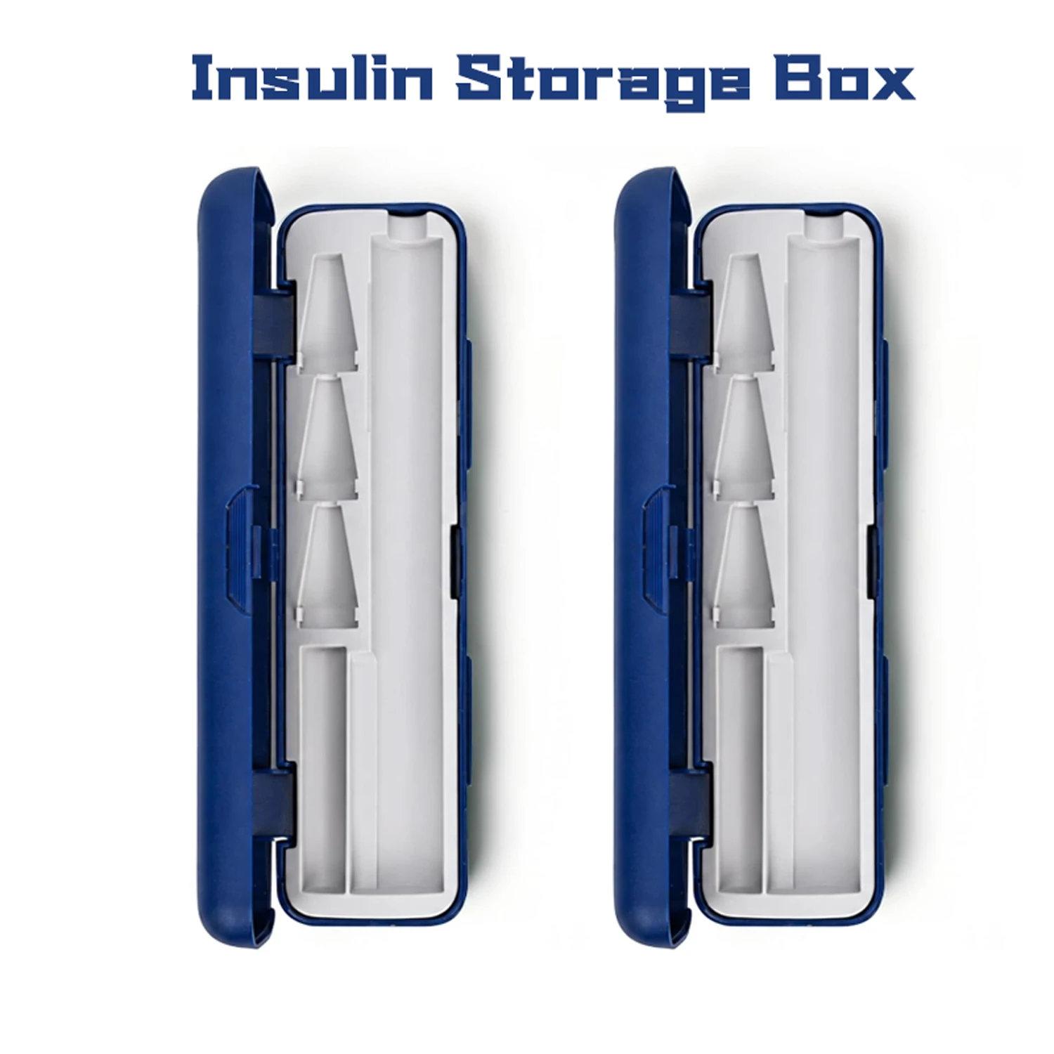Portable Insulin Pen Storage Case with Separate Compartments for Cartridges Easy Access And Organization