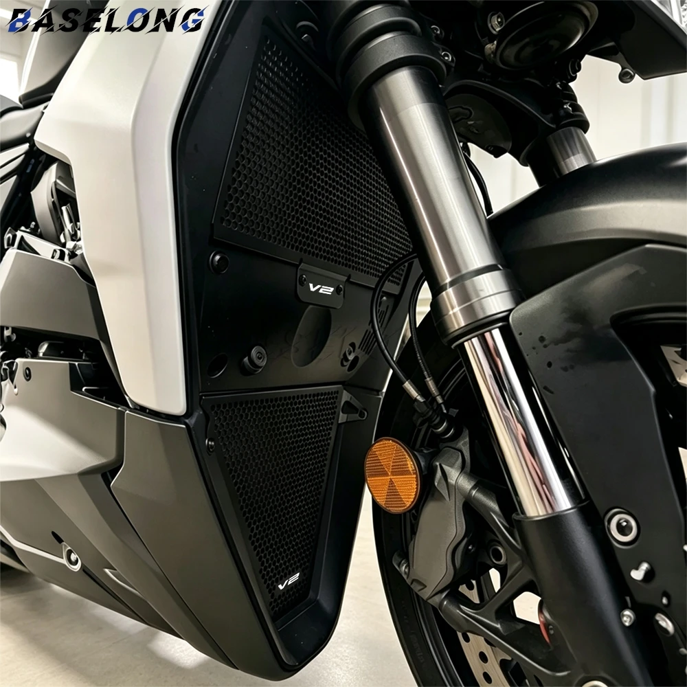 Motorradzubehör Kühlergitter Abdeckung Ölkühler-Schutz für Ducati Streetfighter V2 2022 2023 2024