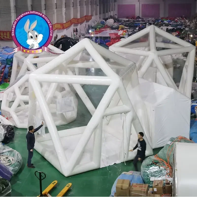 Camping Advertising Inflatable Transparent Dome Tent Event Promotion Bubble Tent Hotel