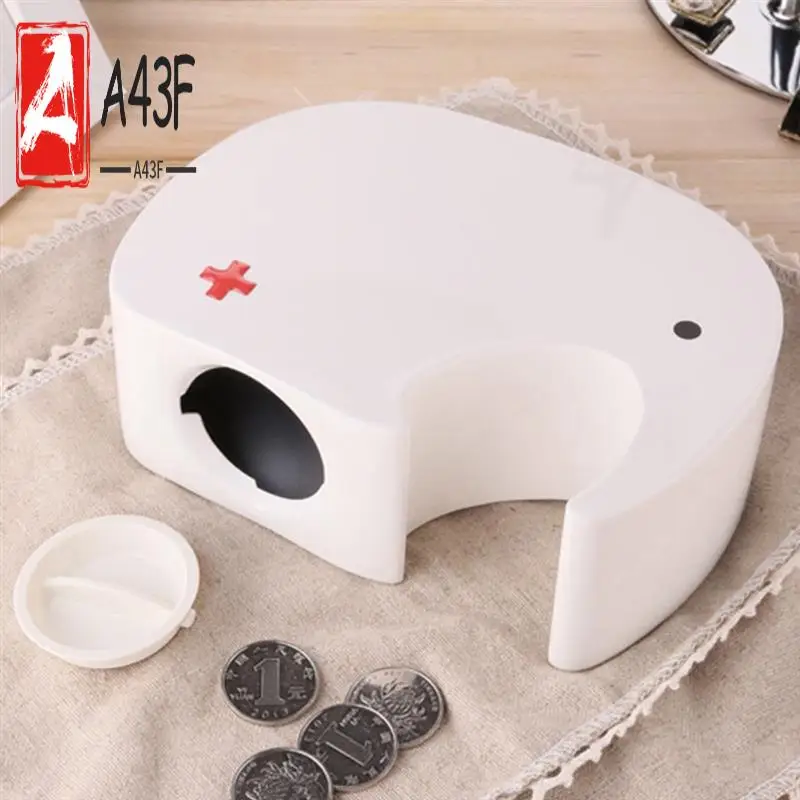

A43F-Coin Piggy Bank For Kids Box Metal Elephant Commemorative Money Bank Saving Box Children's Gifts
