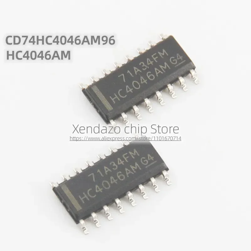 10pcs/lot CD74HC4046AM96 CD74HC4046AM HC4046AM SOP-16 package Original genuine Logic phase-locked loop chip