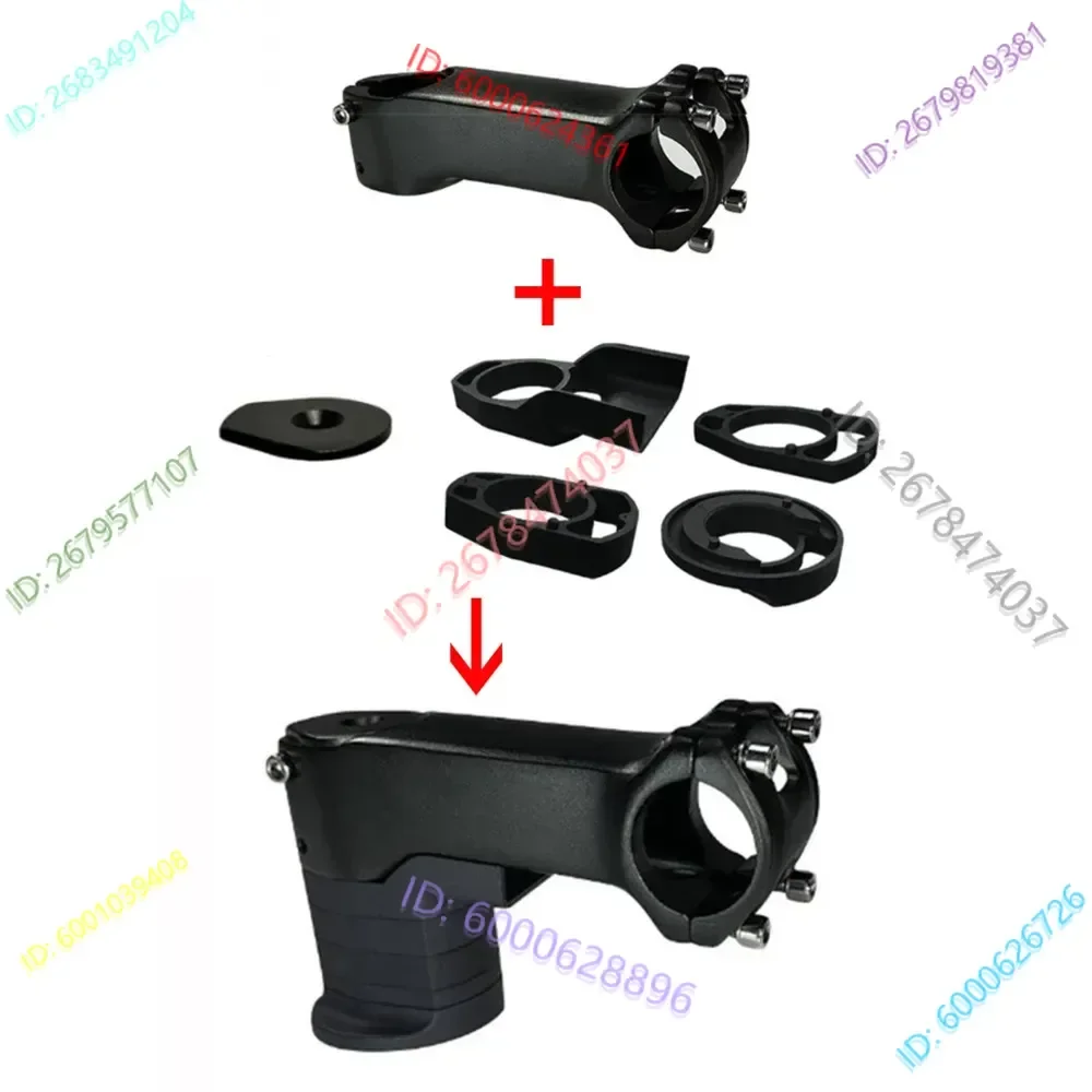 80–130 mm innerer Verkabelungs-Riser, Fahrrad-Innenverkabelungsgriff, ultraleichter Riser, Höhenwinkel, Bergkomponente