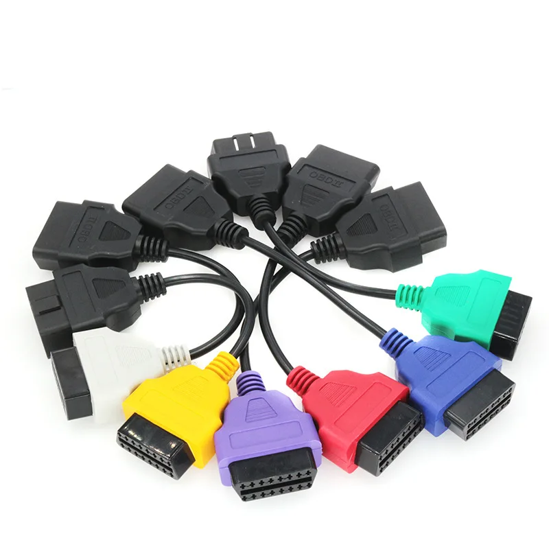 

ECU Scan Diagnostic Cables Adapters FiatECUScan MultiECUScan for Fiat / Alfa Romeo / Lancia OBD2 Scanner 16 pin Car Connector