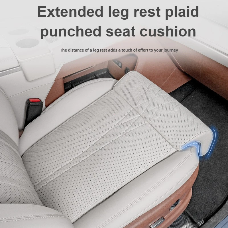 Neue Auto Sitz Bein Unterstützung Verlängerung Wildleder Universal Auto Sitz Extender Bein Kissen Für Fahrer Memory Foam Sitz Polsterung Matte Abdeckung
