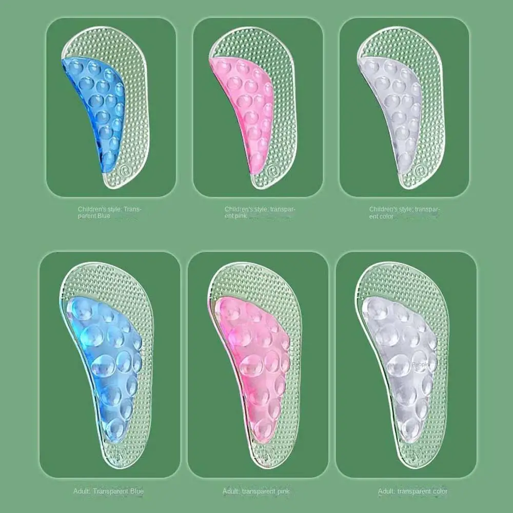 Insert Cushion Foot Arch Pads Foot Shock-absorber Foot Care Tools Arch Support Insoles Gel Orthopedic Pads Comfort Padding