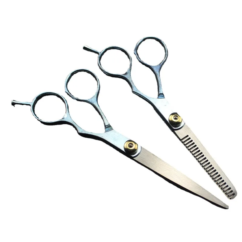 Professional Hair Cutting Scissors Home Hair Cutting Barber/Salon Thinning Shears Stainless Steel Hairdressing Black Golden