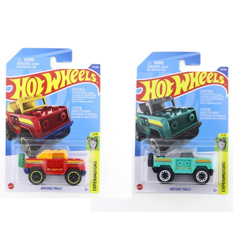 2022-27 Hot Wheels BRICKING TRAILS Mini Alloy Coupe 1/64 Metal Diecast Model Car Kids Toys Gift