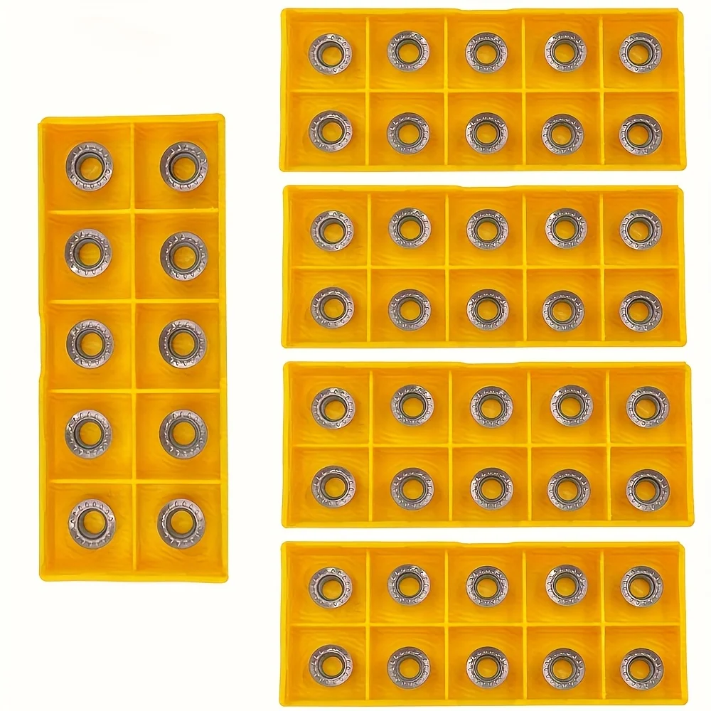 RPMT10T3MOE-JS Carbide Inserts R5 Nose Radius CNC Turning for EMR Toolholders Steel Machining