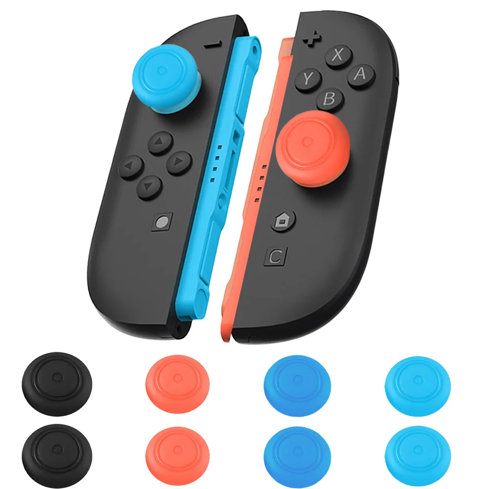 Silicone Thumb Stick Grip Cover Caps for Nintend Switch 2 NS2 Joy Controller Protectors Anti-Slip Caps For Switch 2 Accessories