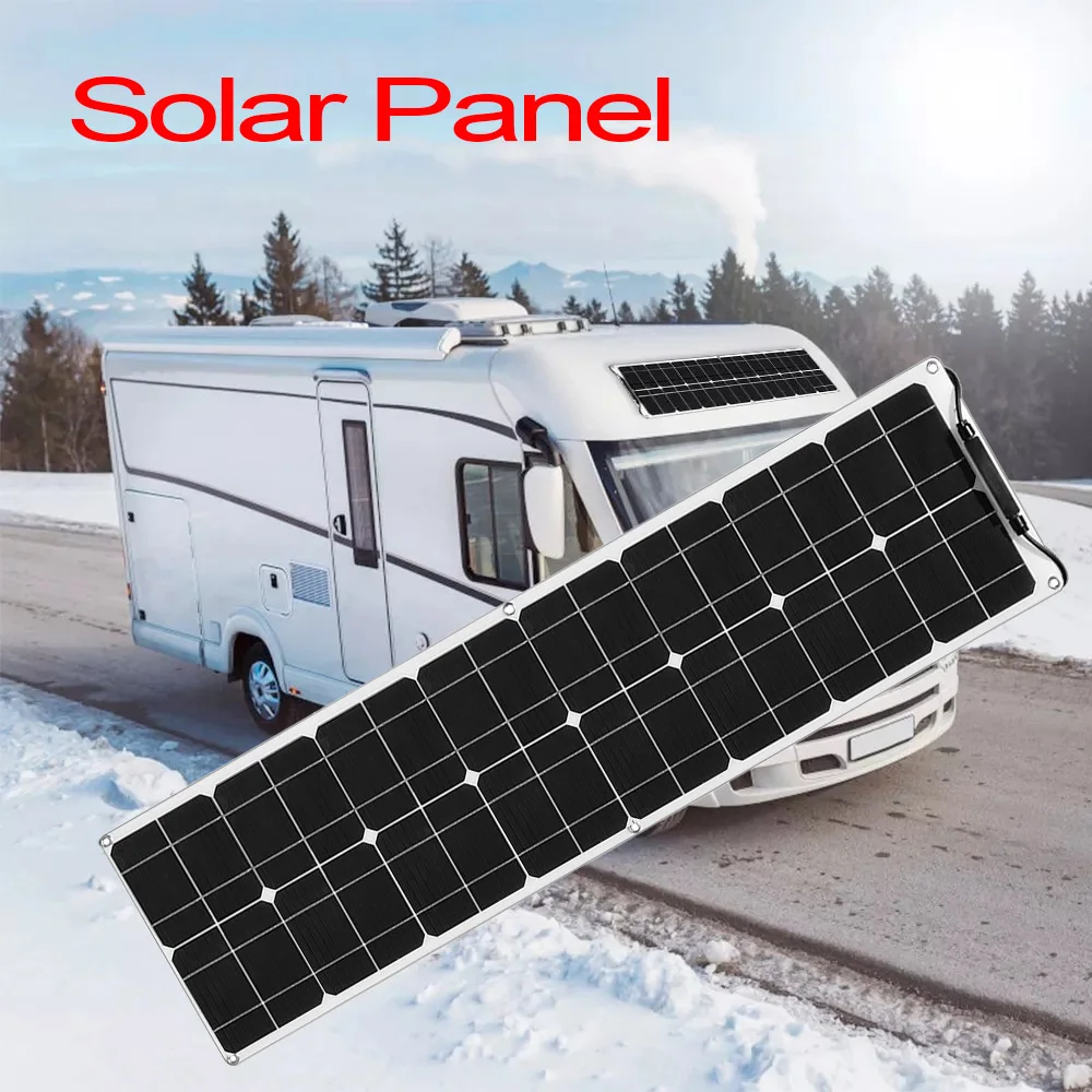 

2Pcs 50W16V Panel Solar Portable Charger Solar Battery Energy Solar Solar Panel Outdoor USB Charger for Mobile Phone Power Bank