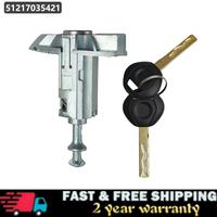 For BMW X5 E53 2000-2006 51217035421 LHD Left Driver Door Lock Cylinder Key Car Door Lock Cylinder Set